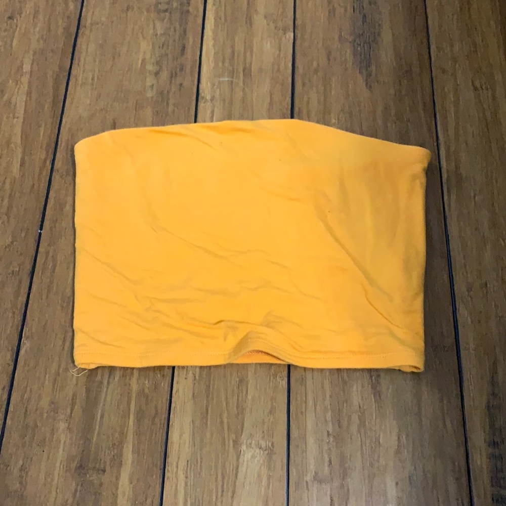 Neon orange tube top - Small - Garage
